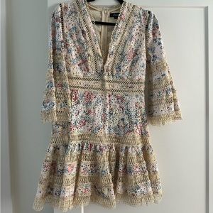 Floral and Lace Dress